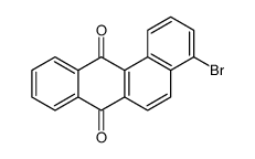 4-bromobenzo[a]anthracene-7,12-dione结构式