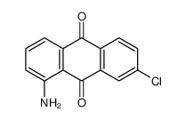 1-amino-7-chloroanthracene-9,10-dione结构式