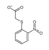 2-((2-硝基苯基)硫代)乙酸结构式