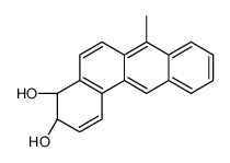 (3R,4R)-7-methyl-3,4-dihydrobenzo[a]anthracene-3,4-diol Structure