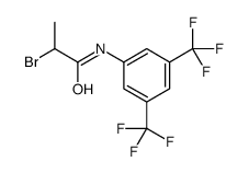 N-[3,5-Bis(trifluoromethyl)phenyl]-2-bromopropanamide Structure