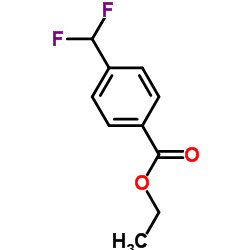 4-(二氟甲基)苯甲酸乙酯结构式