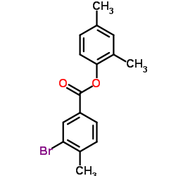 2,4-Dimethylphenyl 3-bromo-4-methylbenzoate Structure