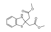 (3H-benzothiazole-2,2-diyl)-bis-acetic acid dimethyl ester Structure