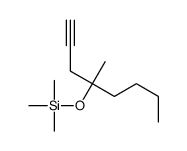 trimethyl(4-methyloct-1-yn-4-yloxy)silane结构式