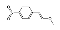 (E)-1-(2-methoxyethenyl)-4-nitrobenzene Structure