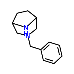 3-(苯基甲基)-3,8-二氮杂双环[3.2.1]辛烷结构式