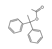 2,2-diphenyl-2-hydroxyethyl acetate Structure