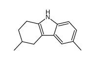 3,6-dimethyl-2,3,4,9-tetrahydro-1H-carbazole Structure