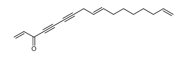 heptadeca-1,9,16-triene-4,6-diyn-3-one结构式
