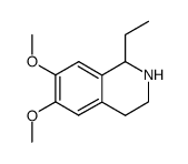6,7-dimethoxy-1-ethyl-1,2,3,4-tetrahydroisoquinoline Structure