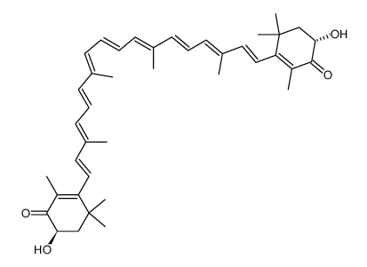 (3R,3)-all-trans-Astaxanthin structure