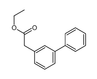 ethyl 2-(3-phenylphenyl)acetate结构式