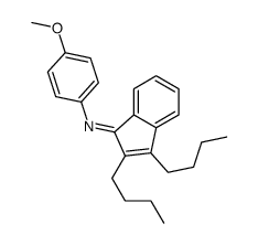 2,3-dibutyl-N-(4-methoxyphenyl)inden-1-imine Structure