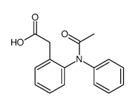 2-[2-(N-acetylanilino)phenyl]acetic acid Structure