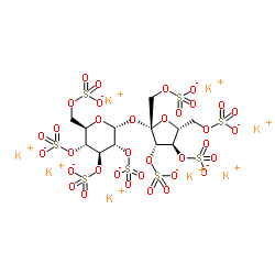 Sucrose Octasulfate, Potassium Salt structure