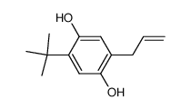 2-allyl-5-t-butylhydroquinone结构式
