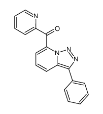3-phenyl-[1,2,3]triazolo[1,5-a]pyridin-7-yl pyridin-2-yl ketone结构式
