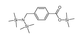 trimethylsilyl 4-((bis(trimethylsilyl)amino)methyl)benzoate Structure