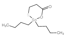 2,2-二丁基二氢-6H-1,3,2-氧硫锡杂六环-6-酮结构式