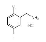 (2-氯-5-碘苯基)甲胺盐酸盐结构式