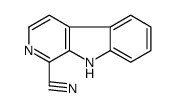 9H-吡啶并[3,4-b]吲哚-1-甲腈结构式