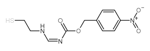[(2-疏基-乙基氨基)-亚甲基]-氨基甲酸4-硝基-苄酯结构式
