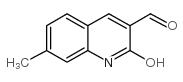 2-羟基-7-甲基喹啉-3-甲醛结构式