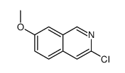 3-氯-7-甲氧基异喹啉结构式
