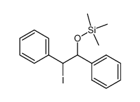 (2-iodo-1,2-diphenylethoxy)trimethylsilane Structure
