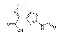 2-(2-甲酰胺基噻唑-4-基)-2-甲氧乙酸结构式