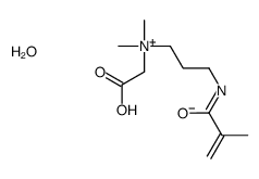(carboxymethyl)dimethyl-3-[(2-methyl-1-oxoallyl)amino]propylammonium hydroxide structure