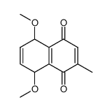 2-methyl-5,8-dimethoxy-5,8-dihydro-1,4-naphthoquinone Structure