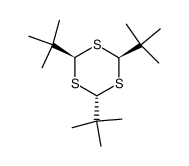 (r)-2,4,6-tri-tert-butyl-1,3,5-trithiane Structure