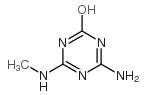 4-氨基-2-羟基-6-(甲基氨基)-1,3,5-三嗪结构式