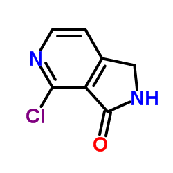 4-氯-1h-吡咯并[3,4-c]吡啶-3(2H)-酮结构式