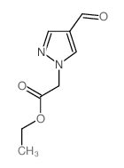 (4-甲酰基-吡唑-1-基)-乙酸乙酯结构式