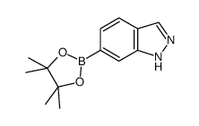 Indazole-6-boronic acid pinacol ester Structure