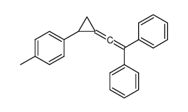 1-[2-(2,2-diphenylethenylidene)cyclopropyl]-4-methylbenzene Structure