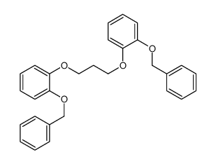 1-phenylmethoxy-2-[3-(2-phenylmethoxyphenoxy)propoxy]benzene结构式