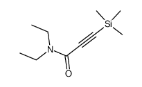 N,N-diethyl-3-trimethylsilyl-2-propiolamide Structure