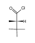 (S)-2,3,3-trimethylbutanoyl chloride结构式