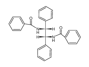 N,N'-((1R,2R)-1,2-diphenylethane-1,2-diyl)dibenzamide结构式