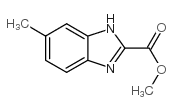 6-甲基-1H-苯并咪唑-2-甲酸甲酯结构式