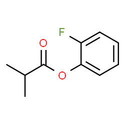 Propanoic acid, 2-Methyl-, 2-fluorophenyl ester结构式