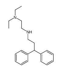 N-(3,3-diphenylpropyl)-N',N'-diethylethane-1,2-diamine结构式