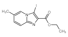 3-碘-6-甲基咪唑并[1,2-a]吡啶-2-羧酸乙酯结构式