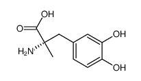 3-(3,4-二羟基苯基)-2-甲基-l-丙氨酸结构式