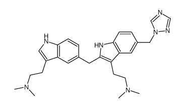 2-[5-[[3-[2-(dimethylamino)ethyl]-5-(1,2,4-triazol-1-ylmethyl)-1H-indol-2-yl]methyl]-1H-indol-3-yl]-N,N-dimethylethanamine picture