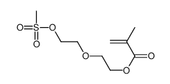 2-(2-methylsulfonyloxyethoxy)ethyl 2-methylprop-2-enoate结构式
